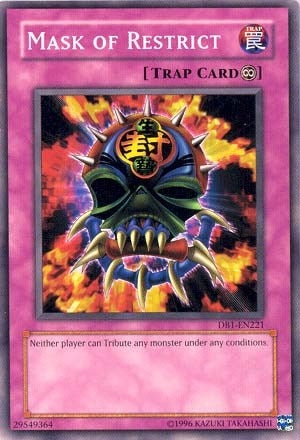 Mask of Restrict (1221) (DB1) - YuGiOh Single