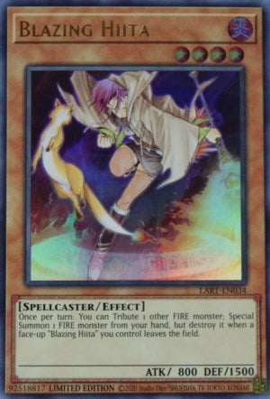 Blazing Hiita (34) (LART) - YuGiOh Single