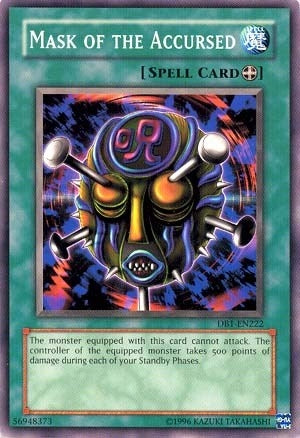 Mask of the Accursed (1222) (DB1) - YuGiOh Single