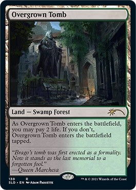 Overgrown Tomb (130) [SLD] - MTG Single