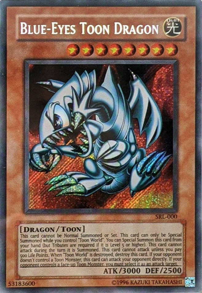 Blue-Eyes Toon Dragon (SRL-000) (0) (SRL) - YuGiOh Single