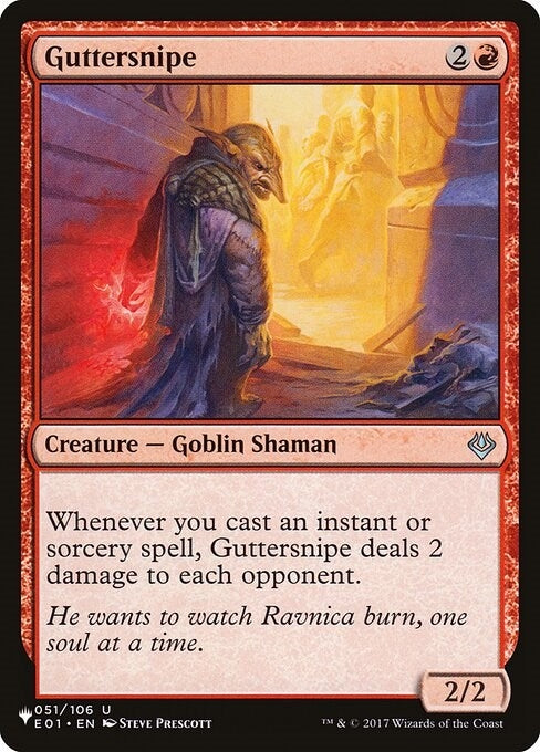 Guttersnipe (E01) (51) [LIST] - MTG Single