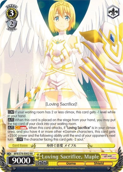 Loving Sacrifice Maple (78002) [BFR/S78] - Weiss Schwarz Single