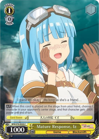 Mature Response Iz (78020) [BFR/S78] - Weiss Schwarz Single