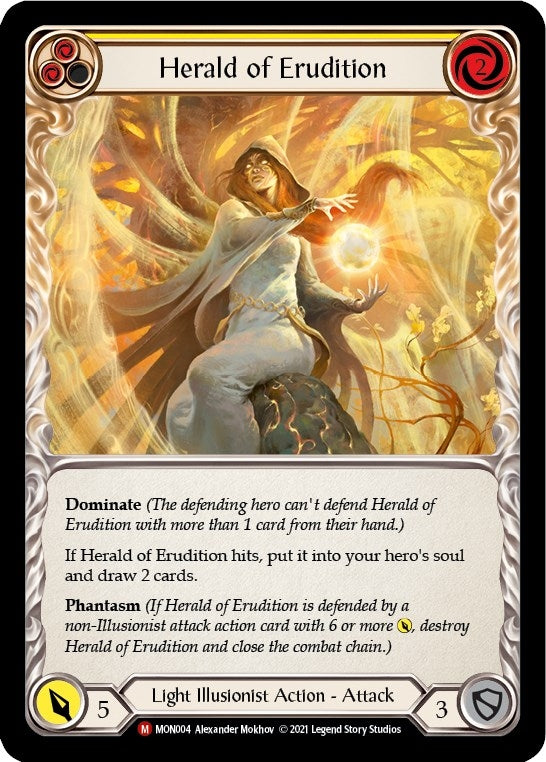Herald of Erudition (4) [MON] - Flesh and Blood TCG Single
