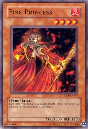 Fire Princess (1234) (DB1) - YuGiOh Single
