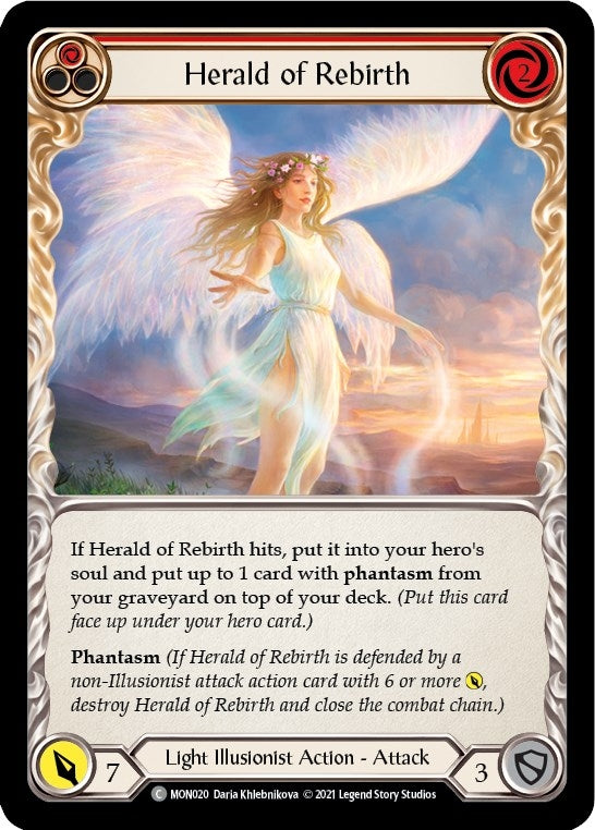 Herald of Rebirth (Red) (20) [MON] - Flesh and Blood TCG Single