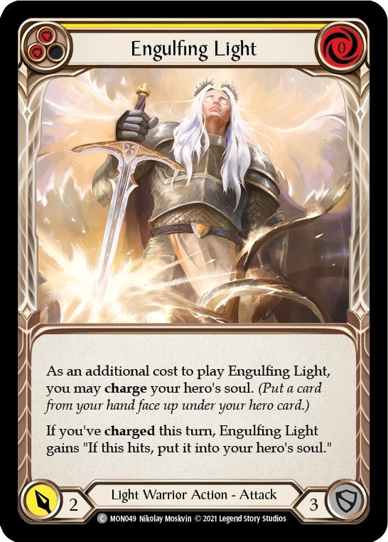 Engulfing Light (Yellow) (49) [MON] - Flesh and Blood TCG Single