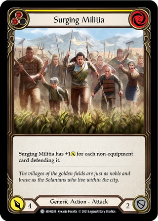 Surging Militia (Yellow) (288) [MON] - Flesh and Blood TCG Single