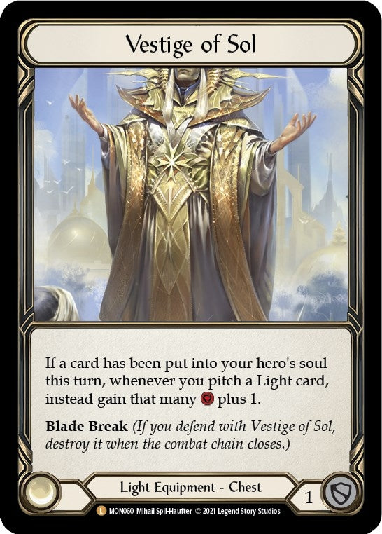 Vestige of Sol (60) [MON] - Flesh and Blood TCG Single