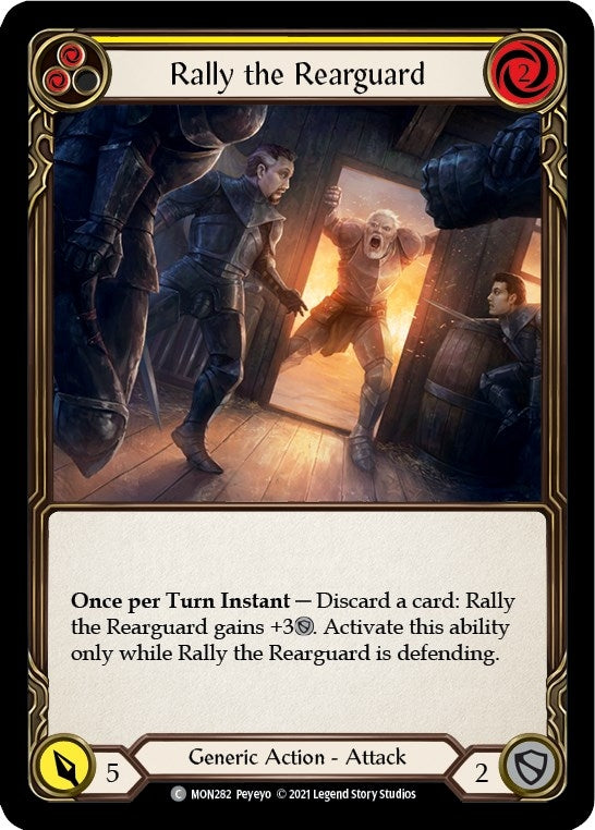 Rally the Rearguard (Yellow) (282) [MON] - Flesh and Blood TCG Single