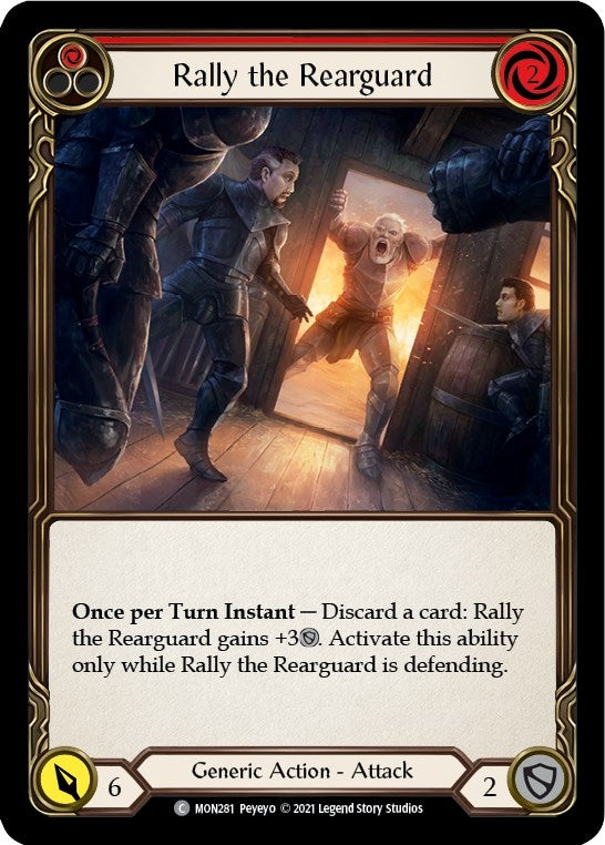 Rally the Rearguard (Red) (281) [MON] - Flesh and Blood TCG Single