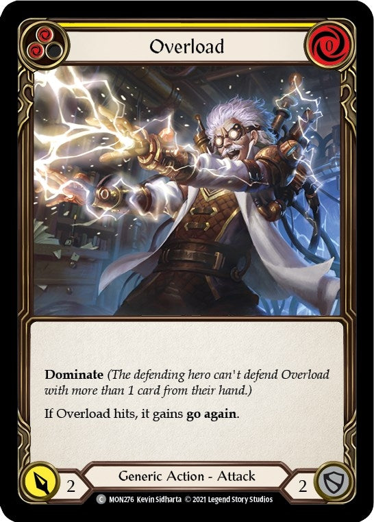 Overload (Yellow) (276) [MON] - Flesh and Blood TCG Single