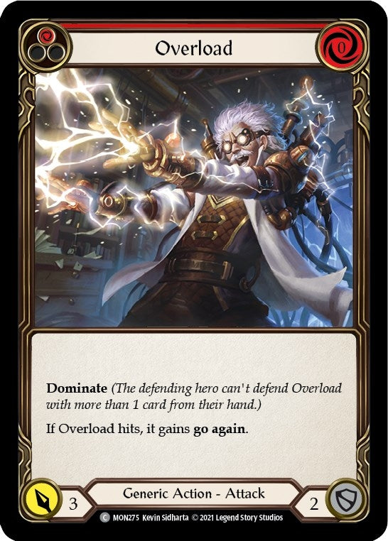 Overload (Red) (275) [MON] - Flesh and Blood TCG Single