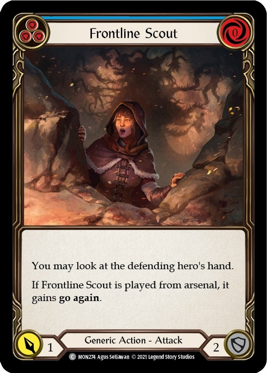Frontline Scout (Blue) (274) [MON] - Flesh and Blood TCG Single