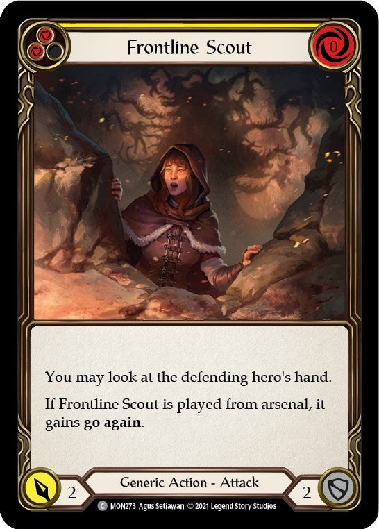 Frontline Scout (Yellow) (273) [MON] - Flesh and Blood TCG Single