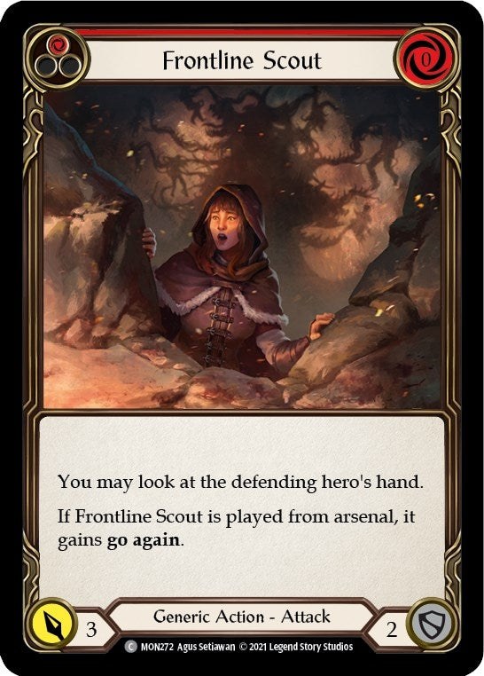 Frontline Scout (Red) (272) [MON] - Flesh and Blood TCG Single