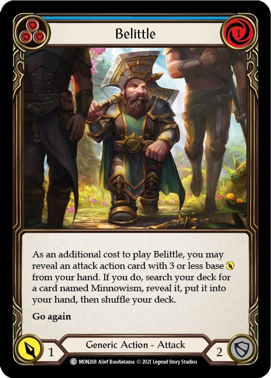 Belittle (Blue) (268) [MON] - Flesh and Blood TCG Single