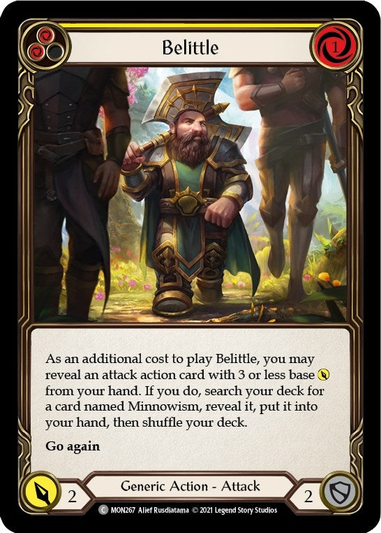 Belittle (Yellow) (267) [MON] - Flesh and Blood TCG Single