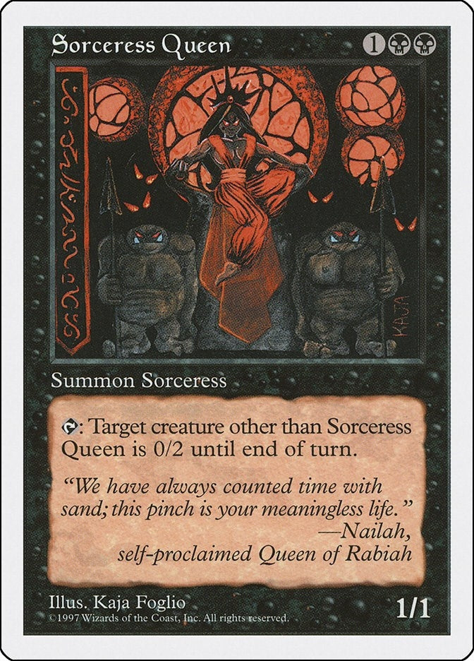 Sorceress Queen [5ED] - MTG Single