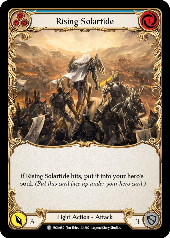 Rising Solartide (Blue) (80) [MON] - Flesh and Blood TCG Single
