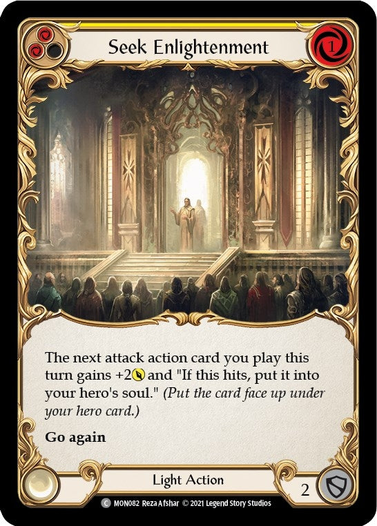 Seek Enlightenment (Yellow) (82) [MON] - Flesh and Blood TCG Single