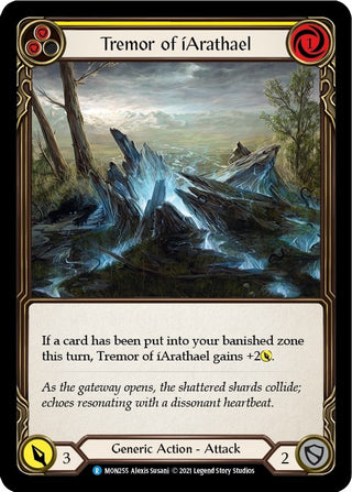 Tremor of iArathael (Yellow) (255) [MON] - Flesh and Blood TCG Single