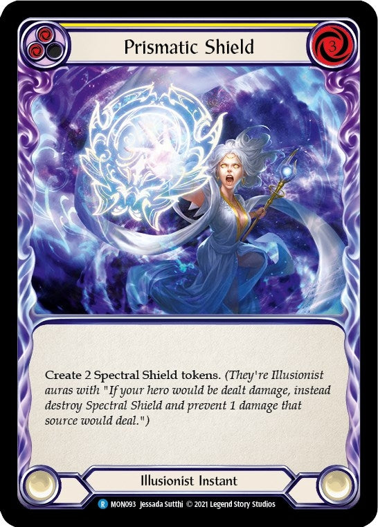 Prismatic Shield (Yellow) (93) [MON] - Flesh and Blood TCG Single
