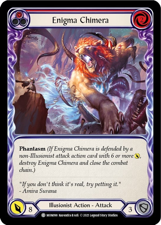 Enigma Chimera (Red) (98) [MON] - Flesh and Blood TCG Single