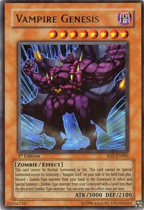 Vampire Genesis (2001) - YuGiOh Single