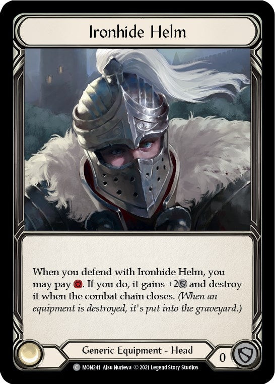 Ironhide Helm (241) [MON] - Flesh and Blood TCG Single