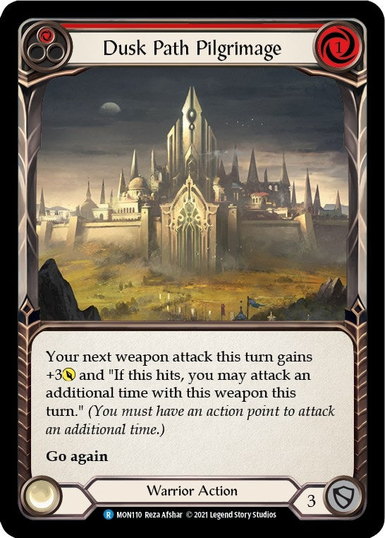 Dusk Path Pilgrimage (Red) (110) [MON] - Flesh and Blood TCG Single