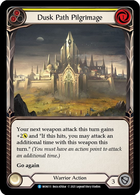 Dusk Path Pilgrimage (Yellow) (111) [MON] - Flesh and Blood TCG Single