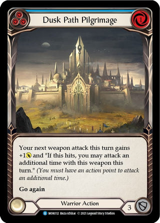 Dusk Path Pilgrimage (Blue) (112) [MON] - Flesh and Blood TCG Single