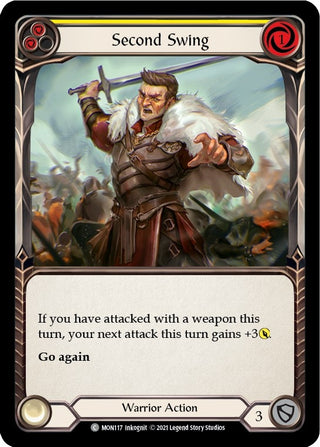 Second Swing (Yellow) (117) [MON] - Flesh and Blood TCG Single