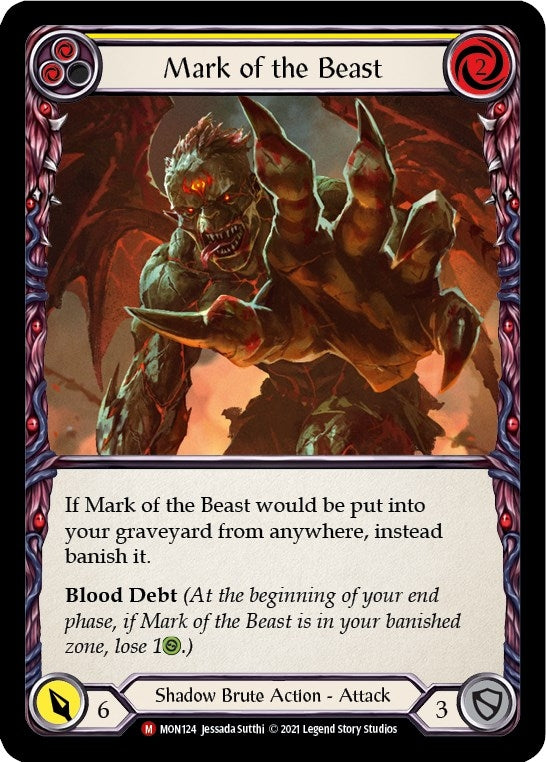 Mark of the Beast (124) [MON] - Flesh and Blood TCG Single