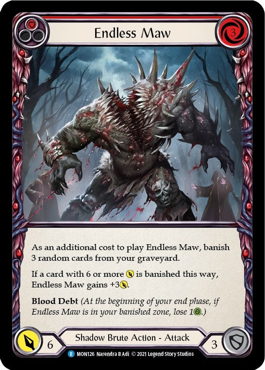 Endless Maw (Red) (126) [MON] - Flesh and Blood TCG Single