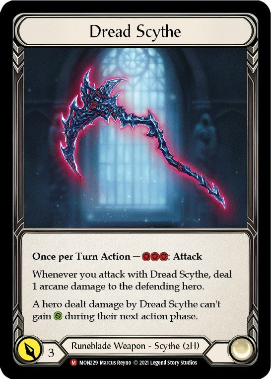 Dread Scythe (229) [MON] - Flesh and Blood TCG Single