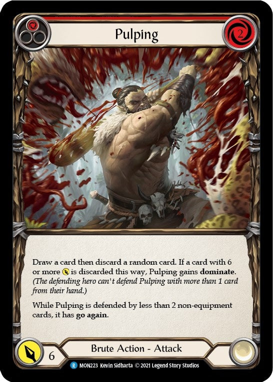 Pulping (Red) (223) [MON] - Flesh and Blood TCG Single