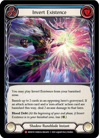 Invert Existence (158) [MON] - Flesh and Blood TCG Single