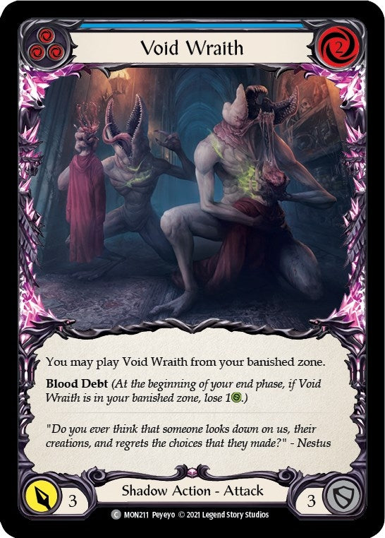 Void Wraith (Blue) (211) [MON] - Flesh and Blood TCG Single