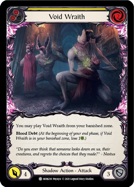 Void Wraith (Yellow) (210) [MON] - Flesh and Blood TCG Single