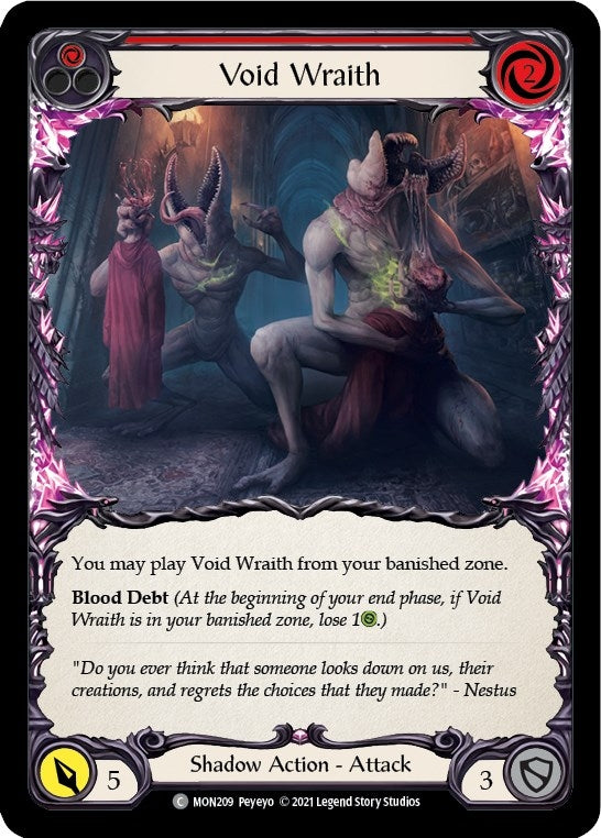 Void Wraith (Red) (209) [MON] - Flesh and Blood TCG Single