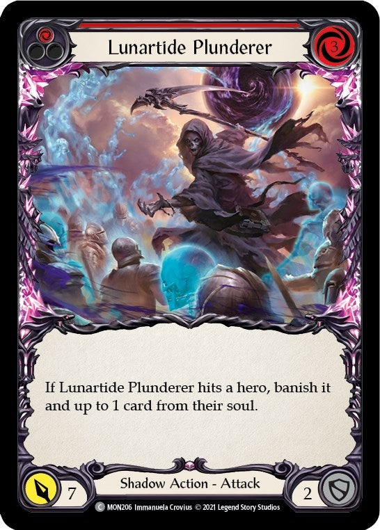 Lunartide Plunderer (Red) (206) [MON] - Flesh and Blood TCG Single