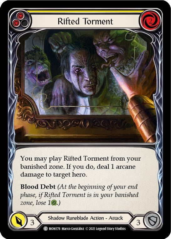 Rifted Torment (Yellow) (178) [MON] - Flesh and Blood TCG Single