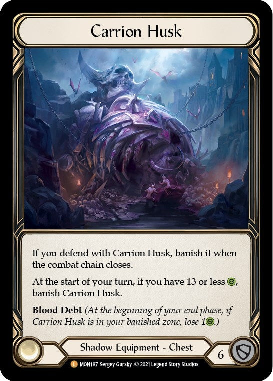 Carrion Husk (187) [MON] - Flesh and Blood TCG Single