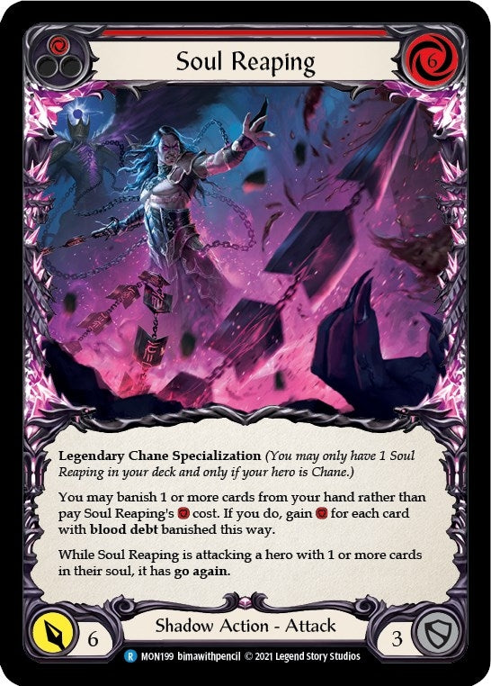 Soul Reaping (199) [MON] - Flesh and Blood TCG Single