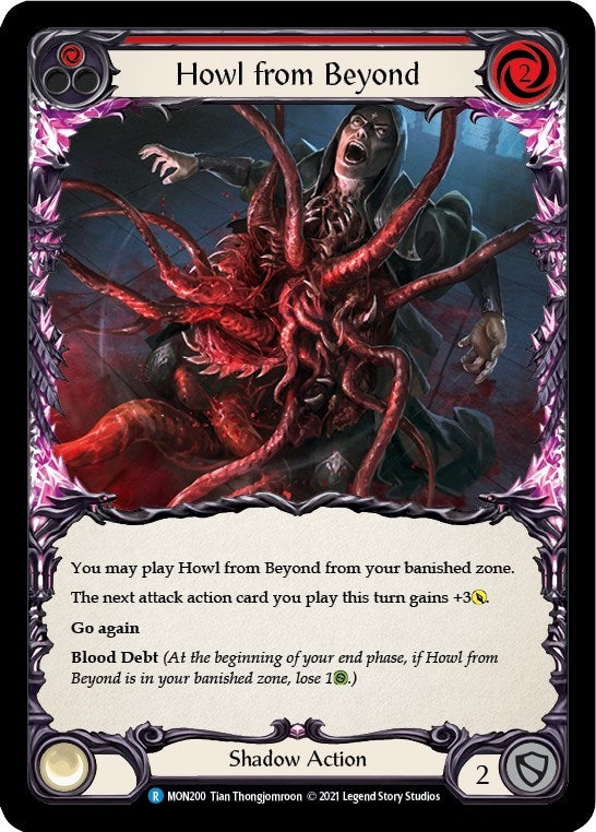 Howl from Beyond (Red) (200) [MON] - Flesh and Blood TCG Single