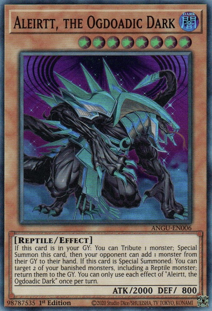 Aleirtt the Ogdoadic Dark (6) (ANGU) - YuGiOh Single