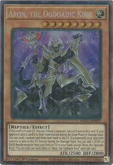 Aron the Ogdoadic King (CR) (7) (ANGU) - YuGiOh Single